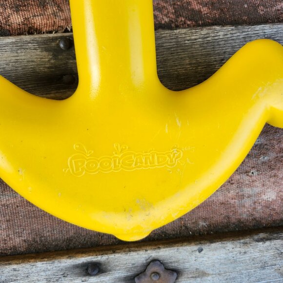 Poolcandy Pool Raft Anchor BRIGHT Yellow - Picture 3 of 5